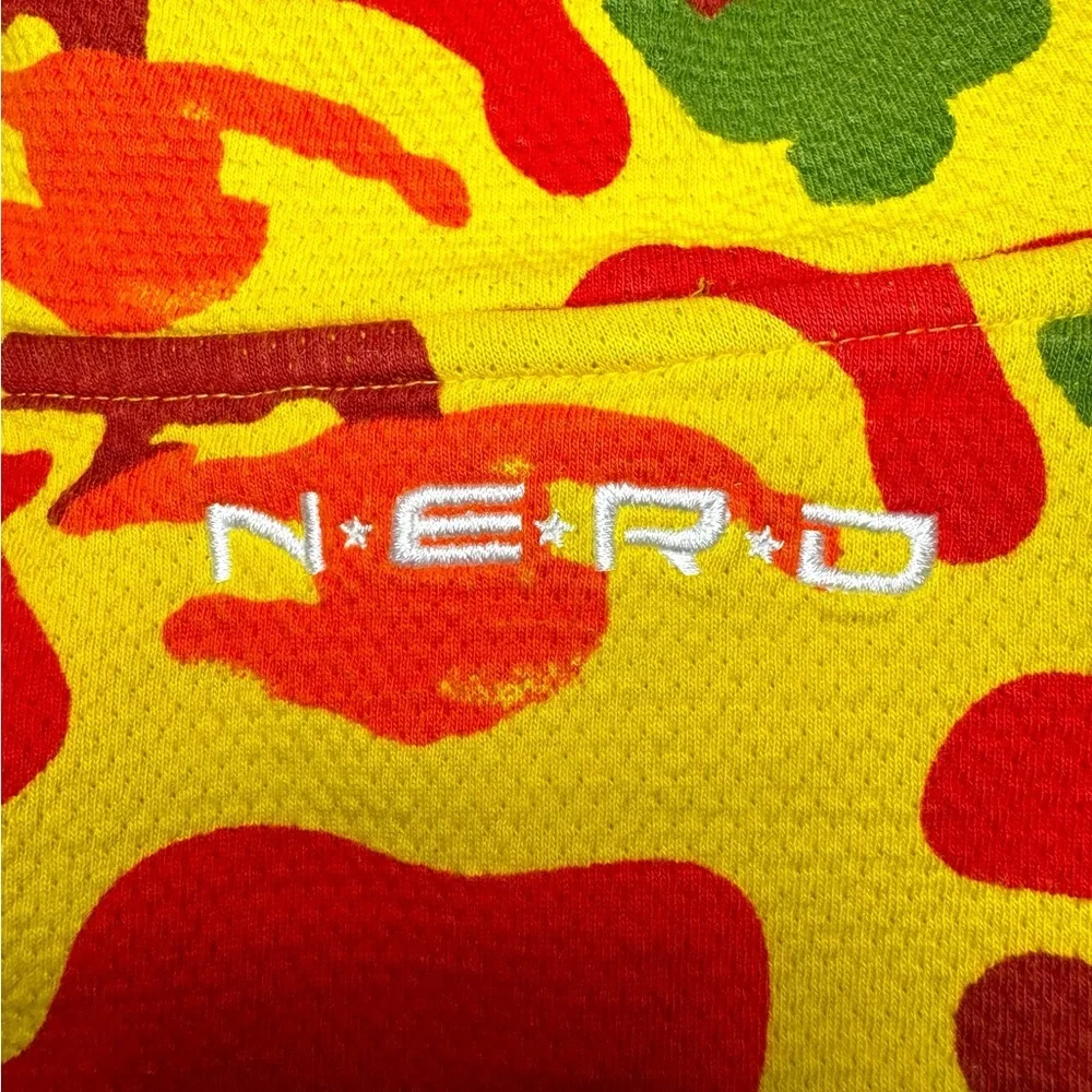 Adidas x Pharrell Williams NERD Yellow ERG Glo‎ Hoodie M